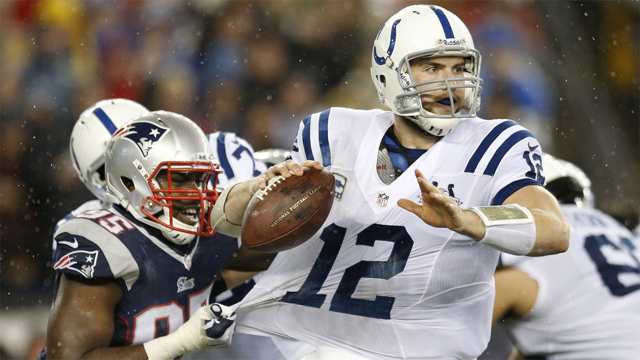 Andrew-Luck;-Chandler-Jones;-Indianapolis-Colts;-New-England-Patriots;-NFL