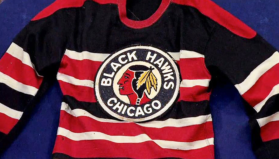 Chicago-Blackhawks;-sweater;-Antiques-Roadshow