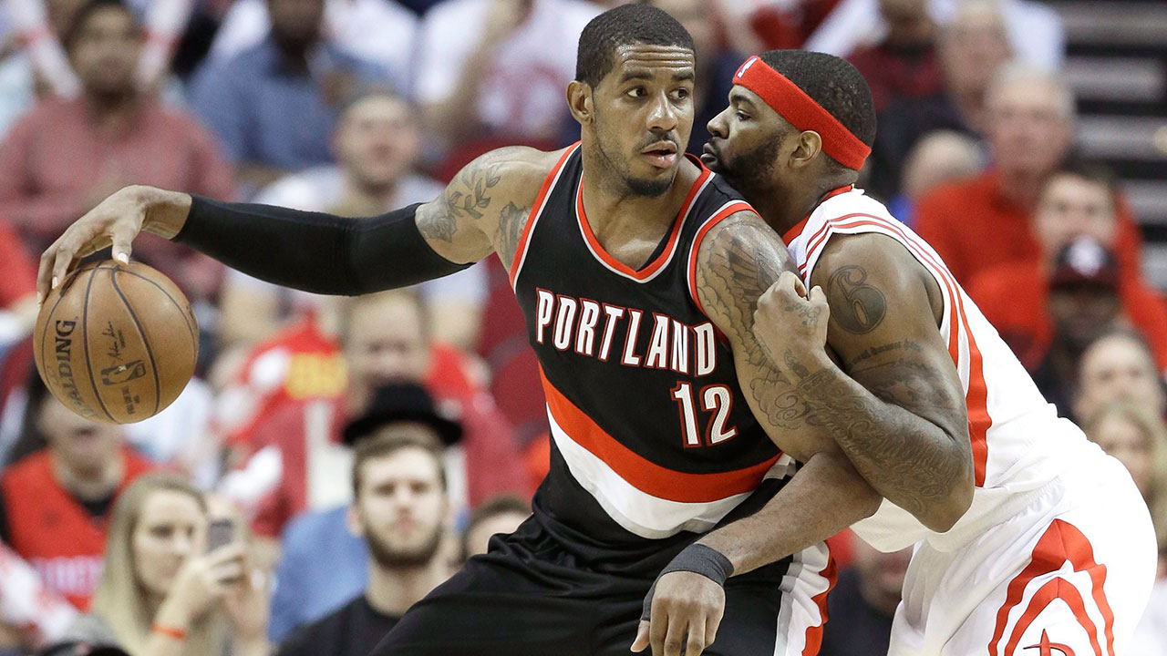 LaMarcus-Aldrdige;-Josh-Smith;-Houston-Rockets;-Portland-Trail-Blazers
