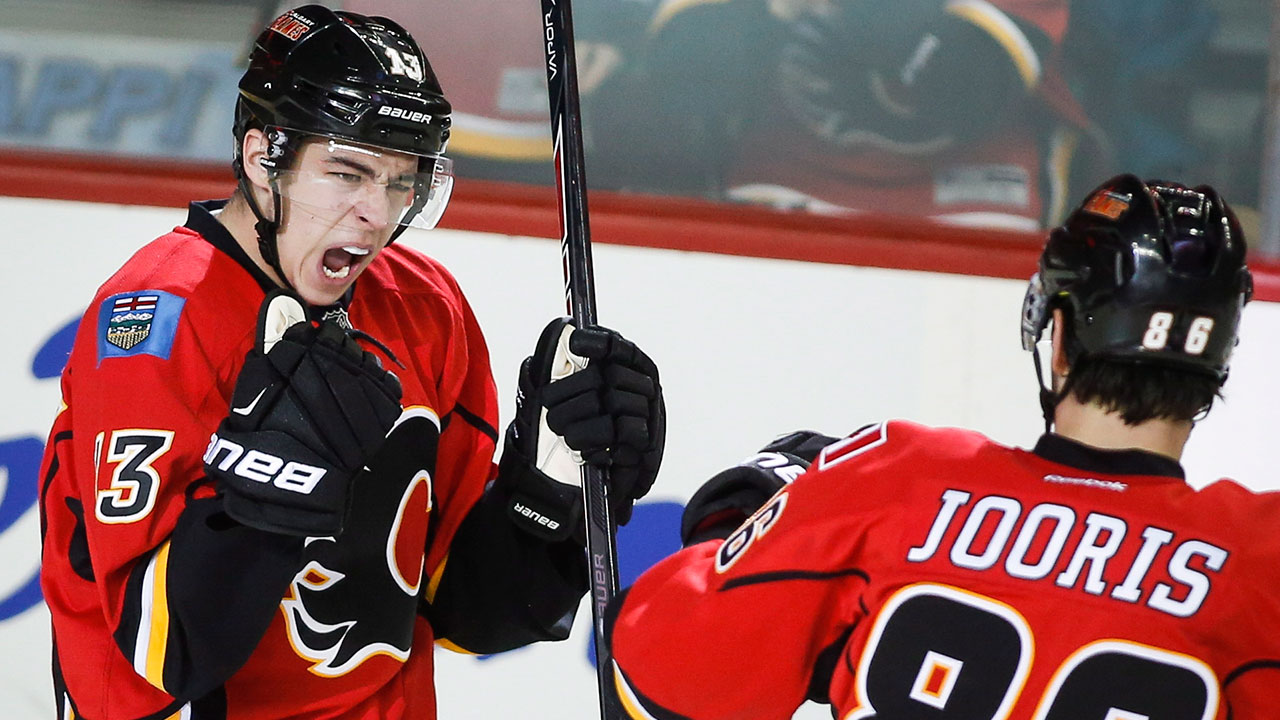 Johnny-Gaudreau;-Calgary-Flames;-NHL
