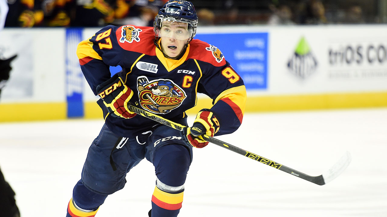Connor-McDavid;-OHL-playoffs;-Erie-Otters;-Sault-Ste.-Marie-Greyhounds