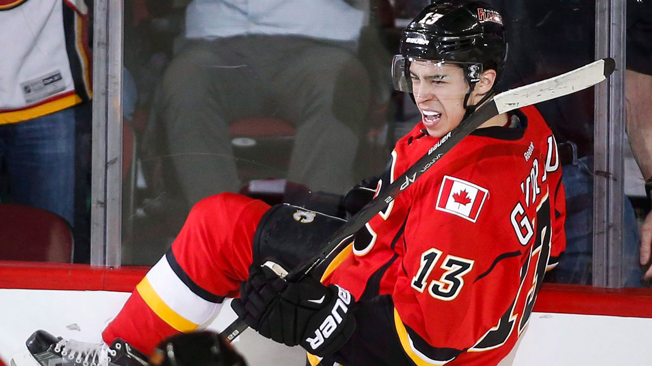 Calgary-Flames-forward-Johnny-Gaudreau;-Stanley-Cup-Playoffs