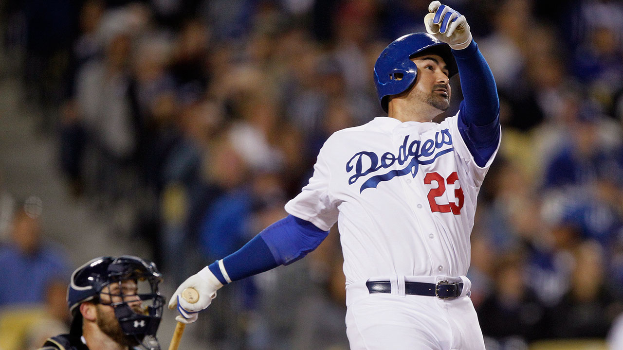 Adrian-Gonzalez;-Los-Angeles-Dodgers;-MLB