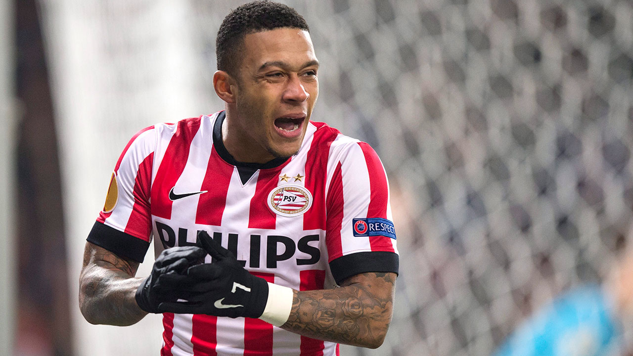 PSv;-Manchester-United;-Memphis-Depay