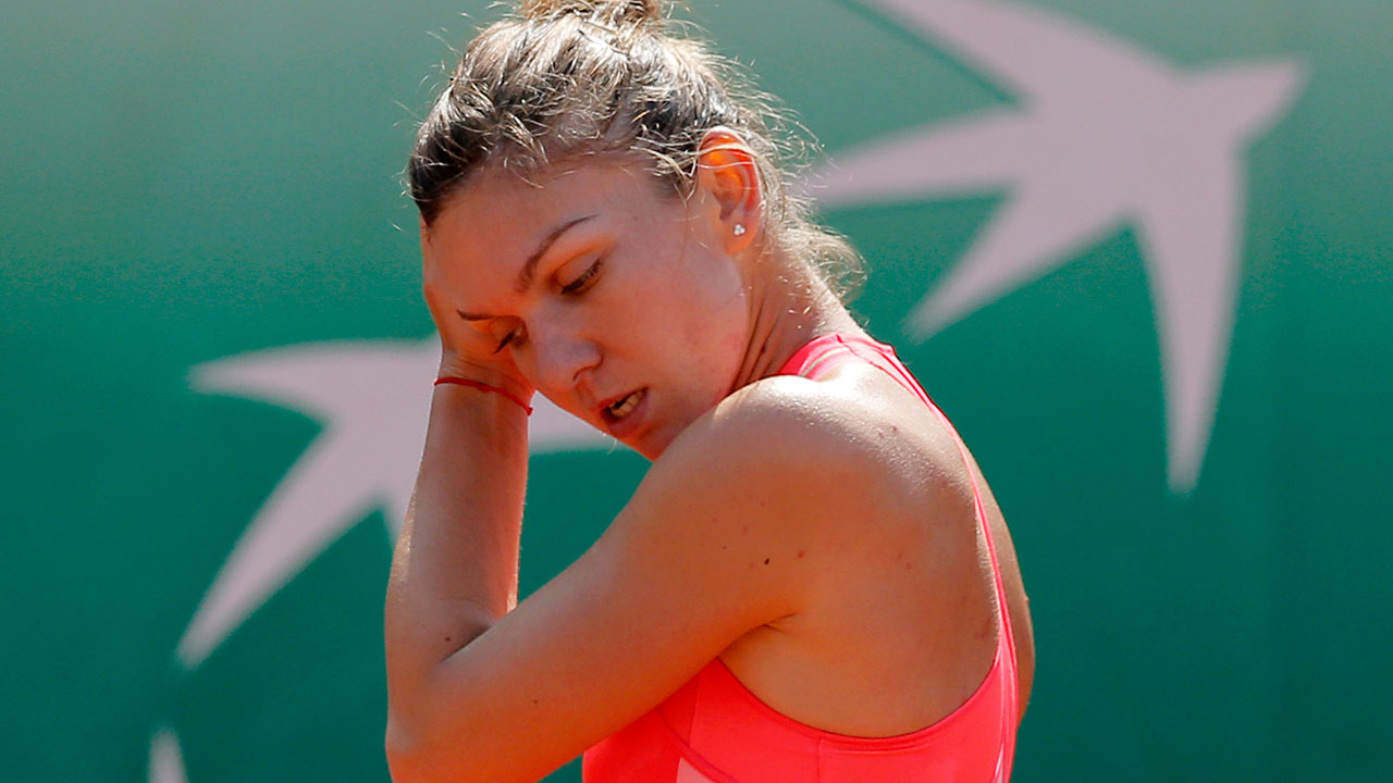Romania's Simona Halep. (Christophe Ena/AP)