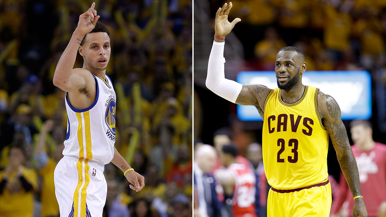 LeBron-James;-Stephen-Curry;-Cleveland-Cavaliers;-Golden-State-Warriors