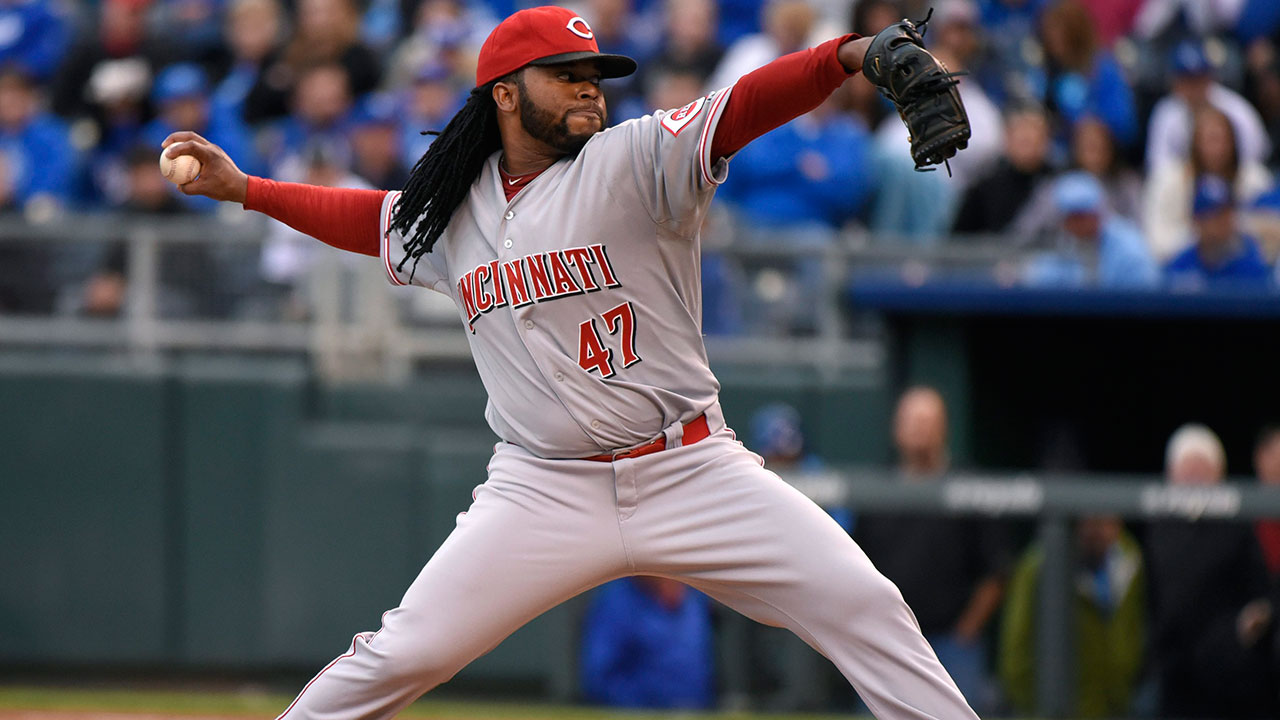 Johnny-Cueto;-Cincinnati-Reds;-MLB