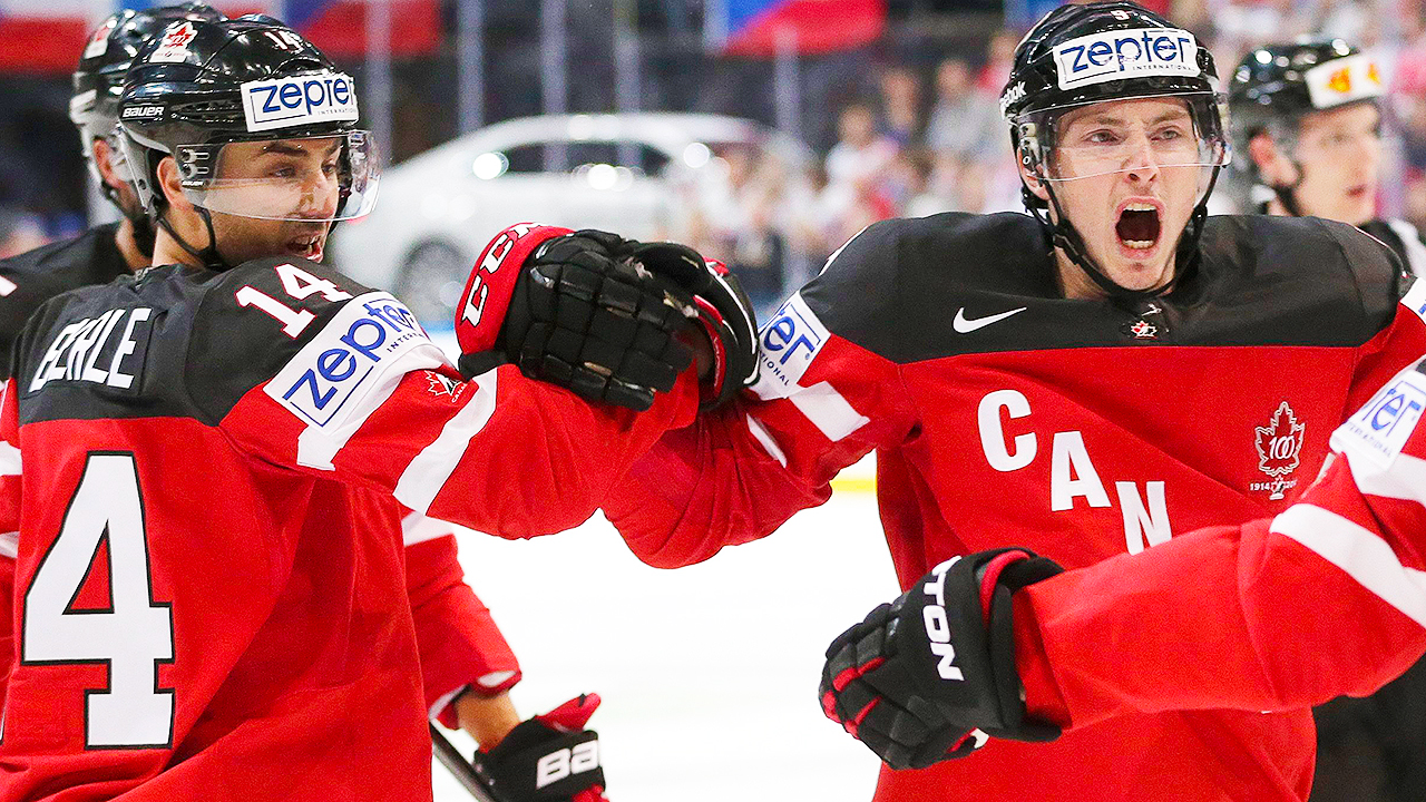 Matt-Duchene;-Jordan-Eberle;-Team-Canada;-Russia;-World-Championship