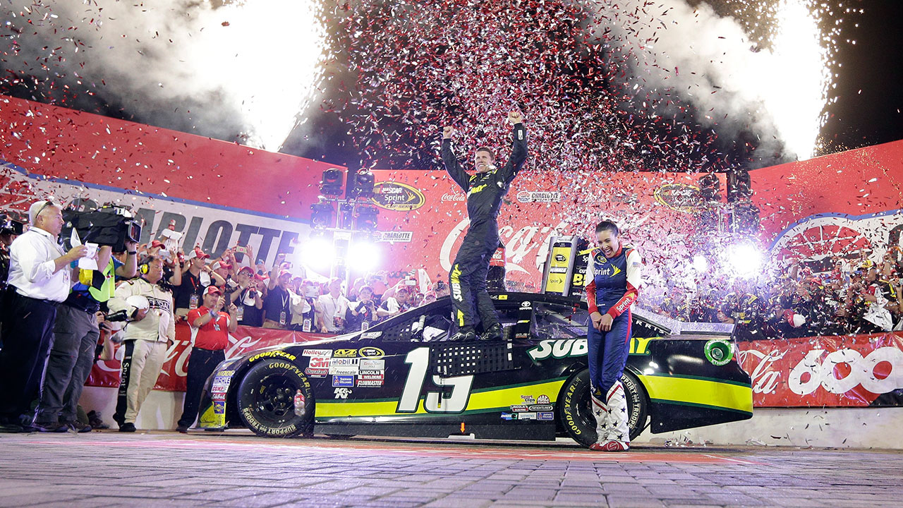 Edwards wins 1st race in 2 years at Coca-Cola 600