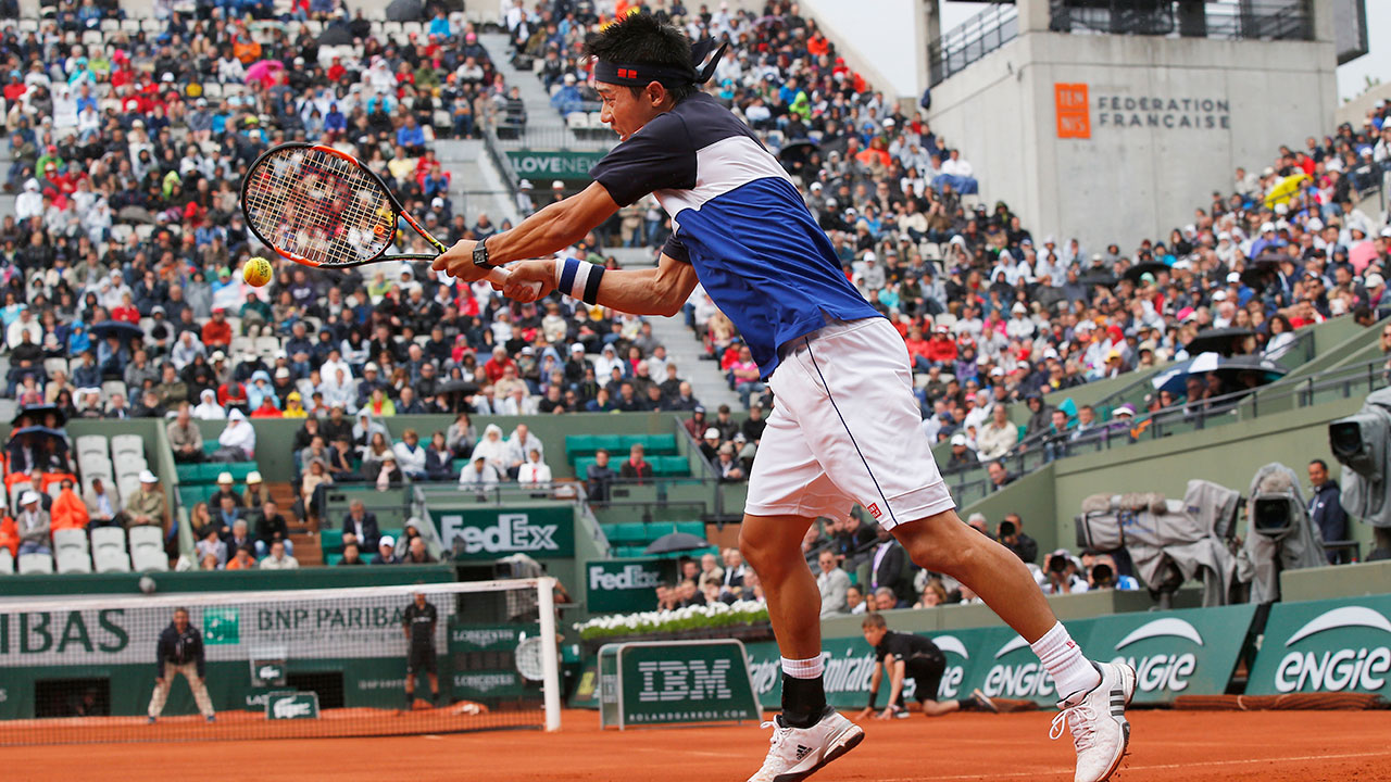 Kei-Nishikori;-French-Open;-ATP