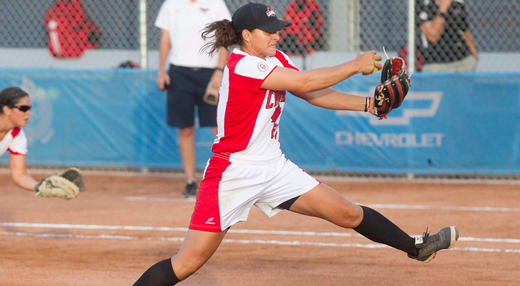 Canada upsets U.S. to win women's softball gold