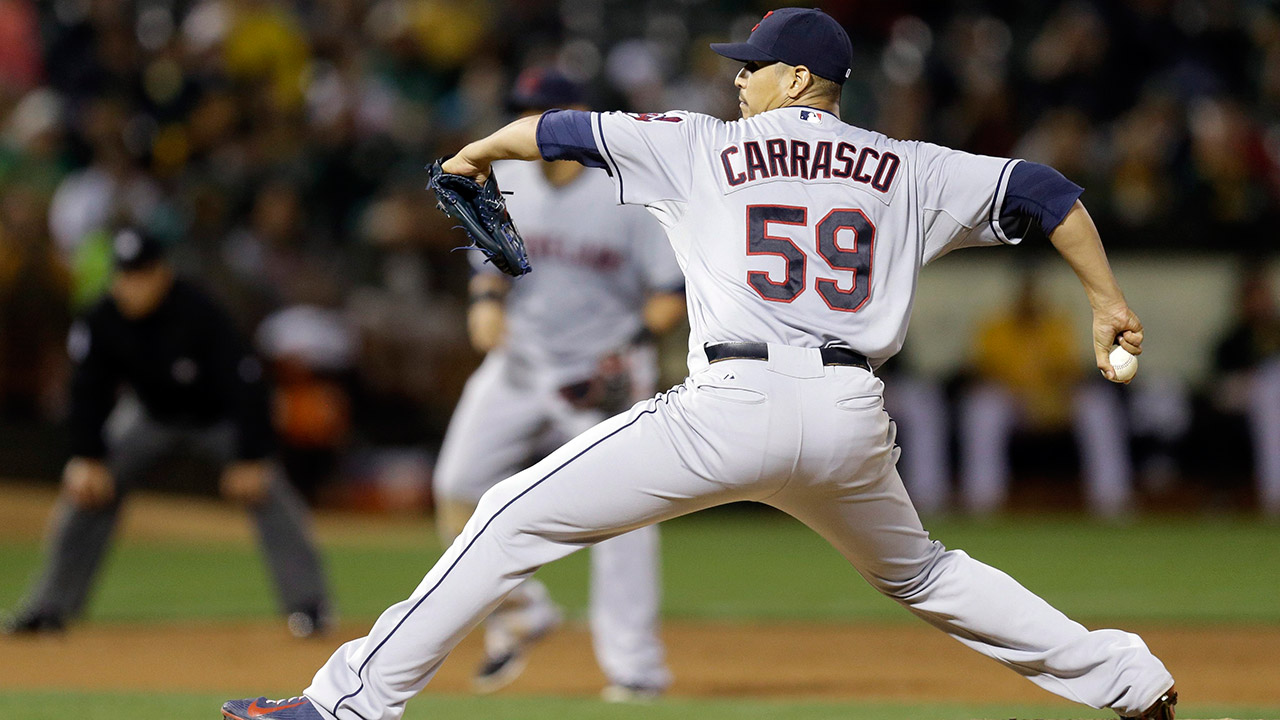 Carlos-Carrasco;-Cleveland-Indians;-MLB
