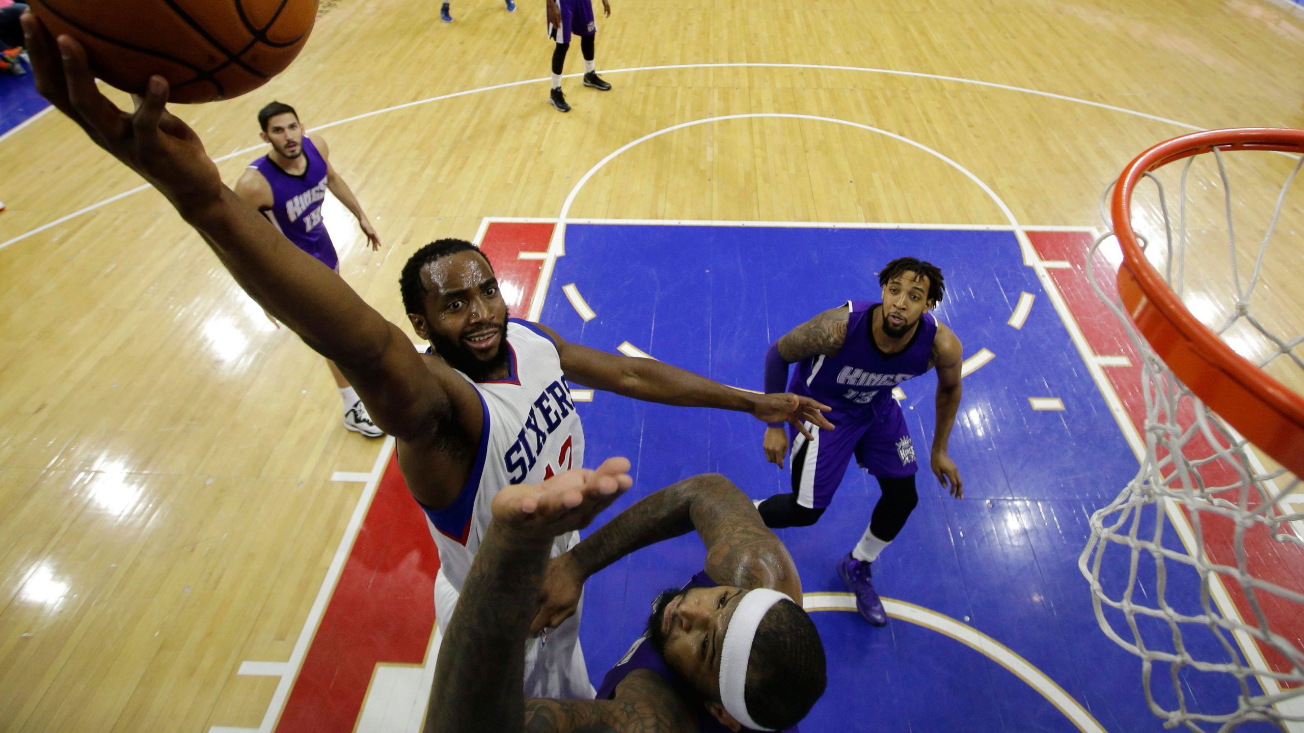 NBA;-Luc-Mbah-a-Moute;-Sacramento-Kings