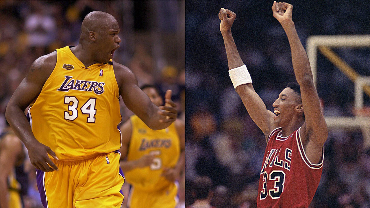 Shaquille-O'Neal-Scottie-Pippen