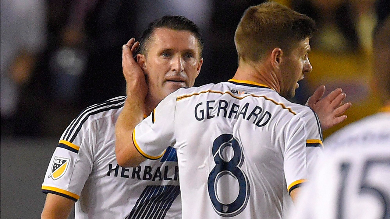Robbie-Keane;-Steven-Gerrard;-MLS;-Los-Angeles-Galaxy