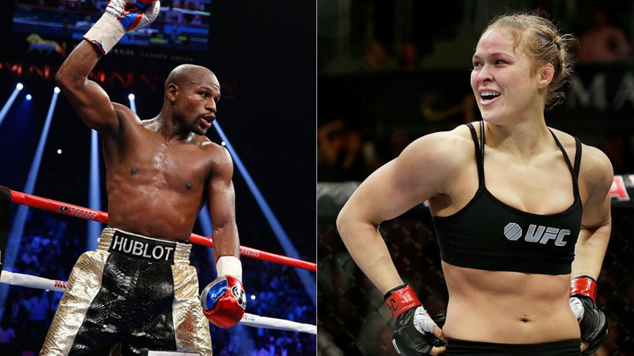 Floyd-Mayweather-Ronda-Rousey