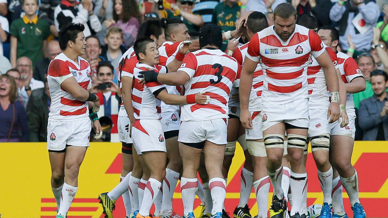 Japan Rwc Japan ends RWC drought by stunning South Africa