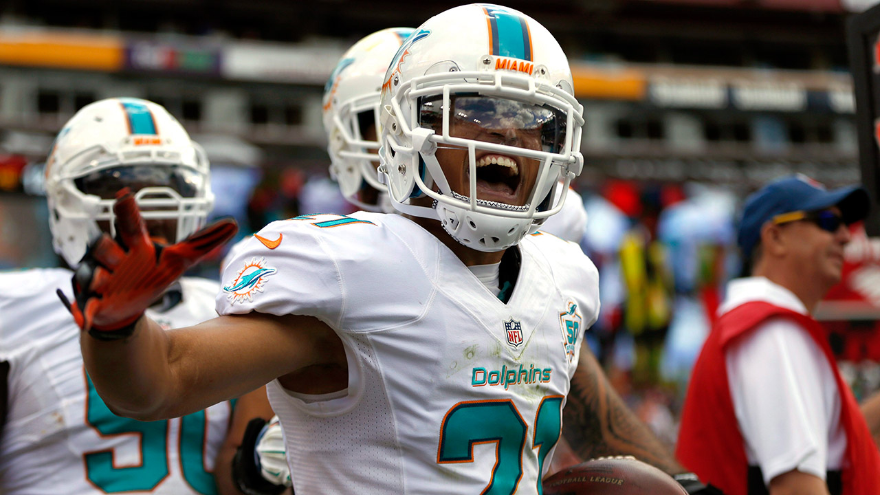 Brent-Grimes;-Miami-Dolphins;-NFL