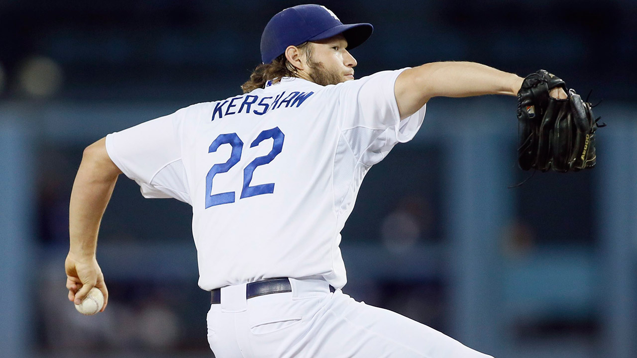 Clayton-Kershaw;-Los-Angeles-Dodgers;-MLB