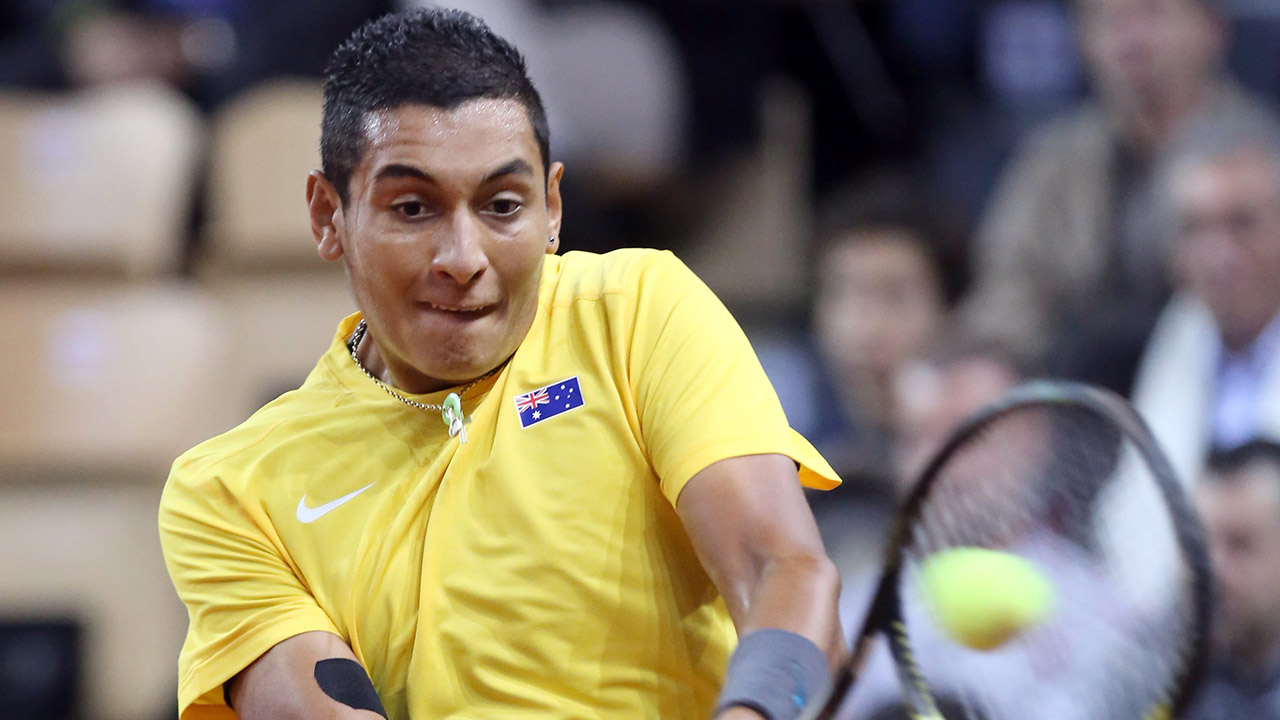 Nick-Kyrgios;-Davis-Cup;-Australia