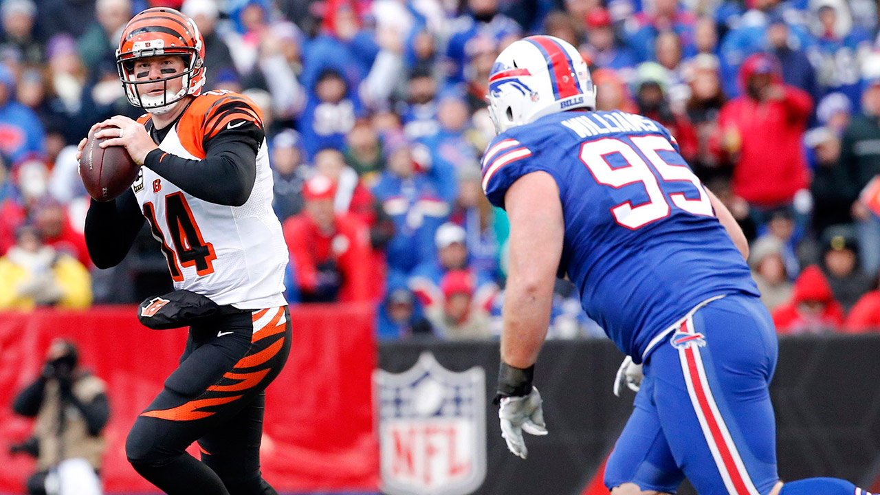 Andy-Dalton;-Kyle-Williams;-Cincinnati-Bengals;-Buffalo-Bills;-NFL