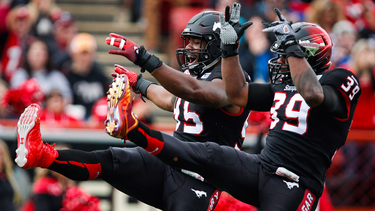 Charleston-Hughes;-Freddie-Bishop-III;-Calgary-Stampeders;-CFL