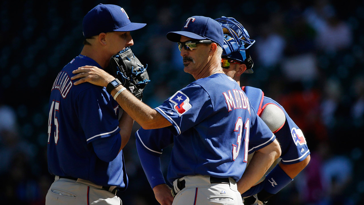 Mike-Maddux;-Texas-Rangers;-MLB