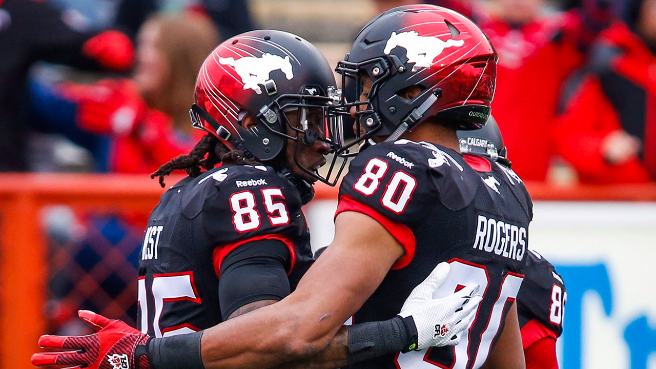 Saskatchewan-Roughriders;-Calgary-Stampeders