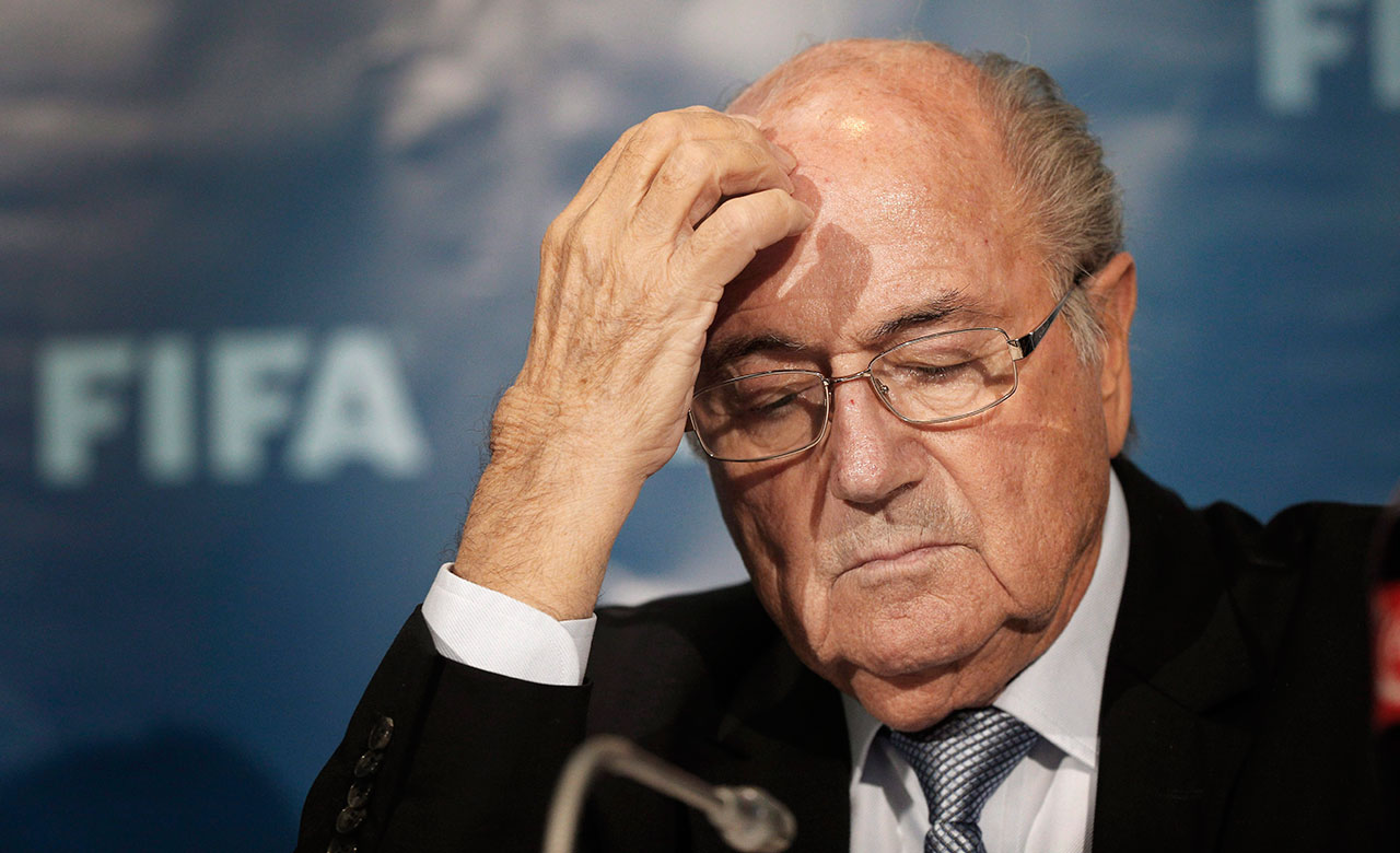 Former FIFA president Sepp Blatter. (Christophe Ena/AP)