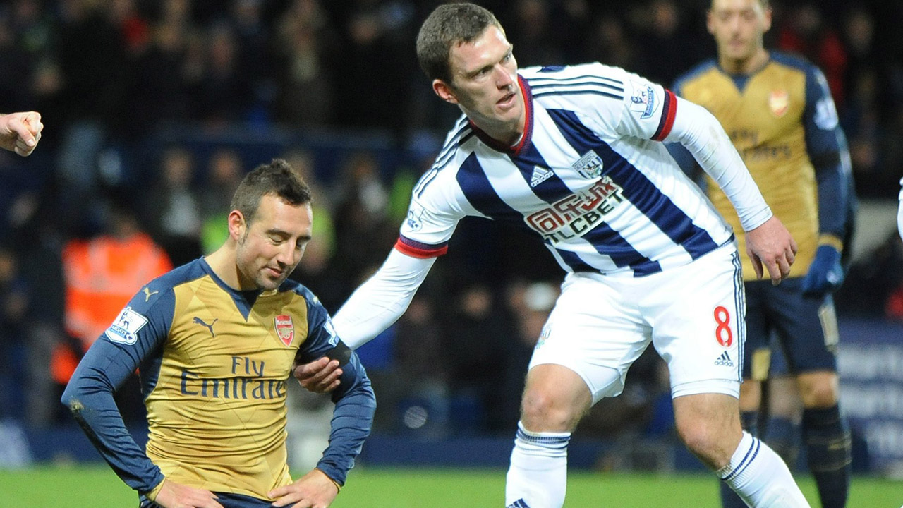 Santi-Cazorla;-Arsenal;-West-Bromwich-Albion;-Premier-League