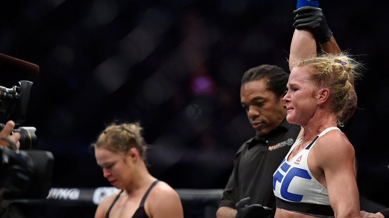 Ronda-Rousey;-Holy-Holm;-UFC