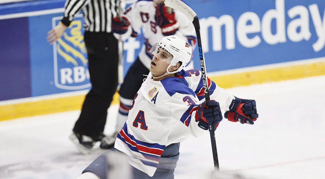 auston matthews hat trick