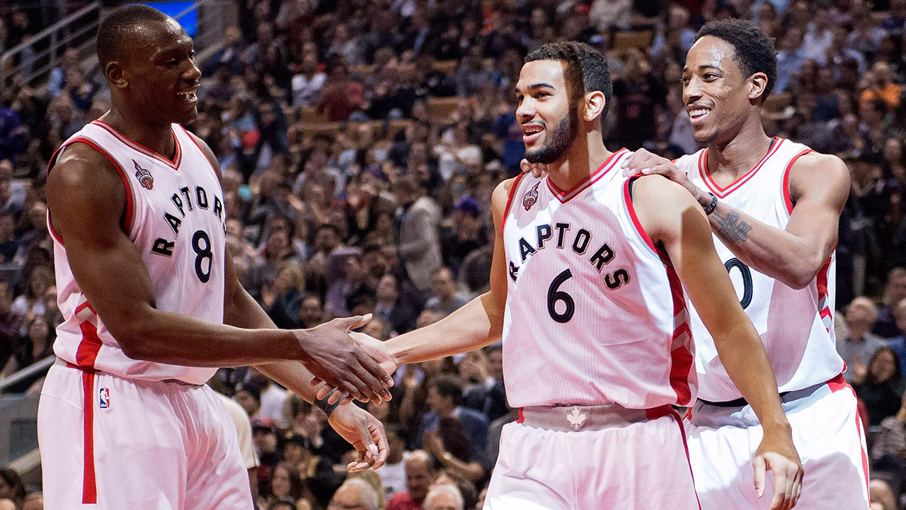 Toronto Raptors; Cory Joseph; DeMar DeRozan; Bismack Biyombo; NBA