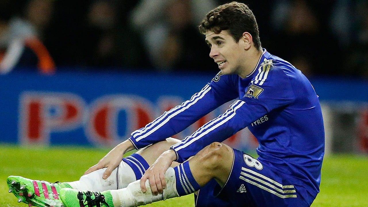 Former Chelsea player Oscar, seen in a 2016 photo. (AP)