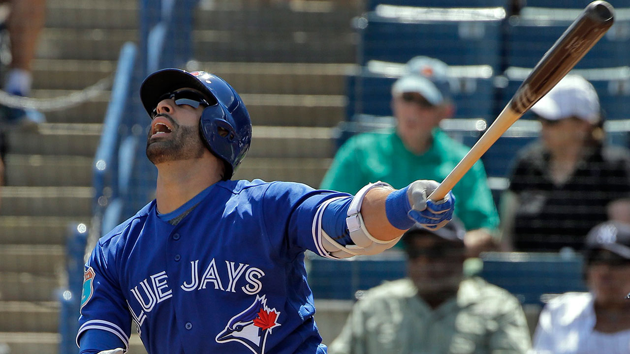 Bautista hits his first spring home run as Blue Jays drop Rays