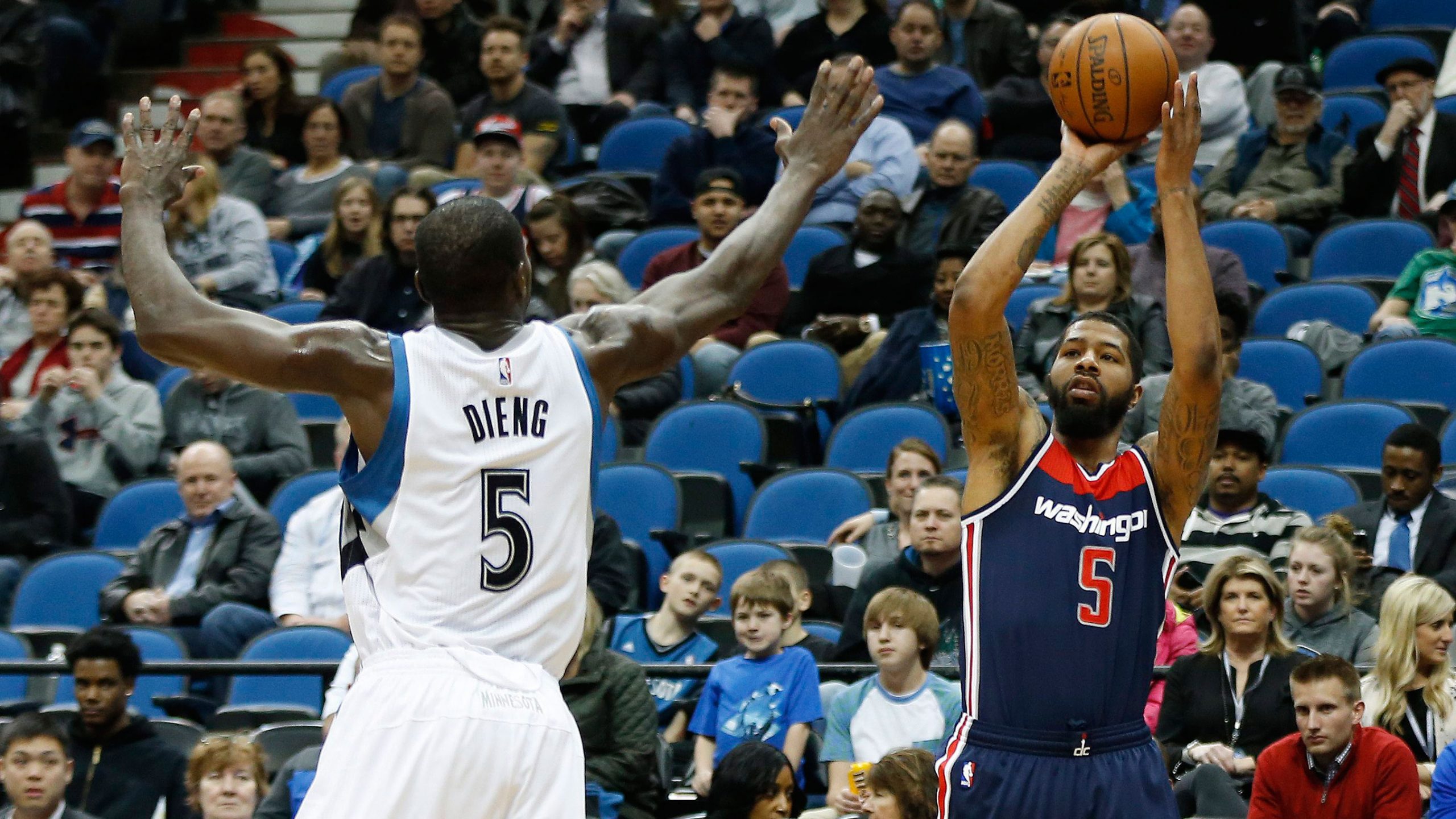 Washington-Wizards;-Markieff-Morris;-Minnesota-Timberwolves;-Gorgui-Dieng;