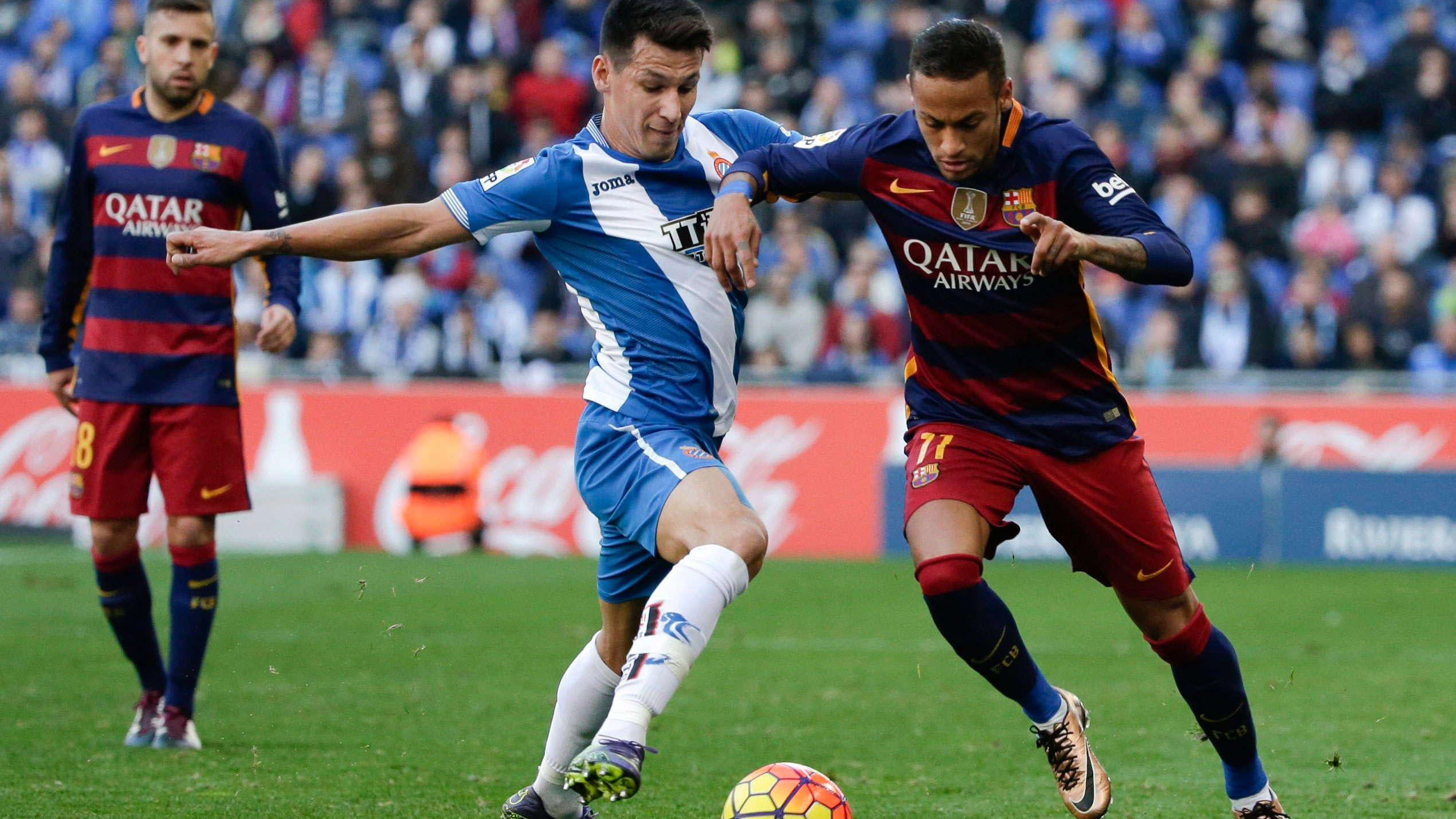 Espanyol;-Hernan-Perez;-Barcelona;-Neymar;