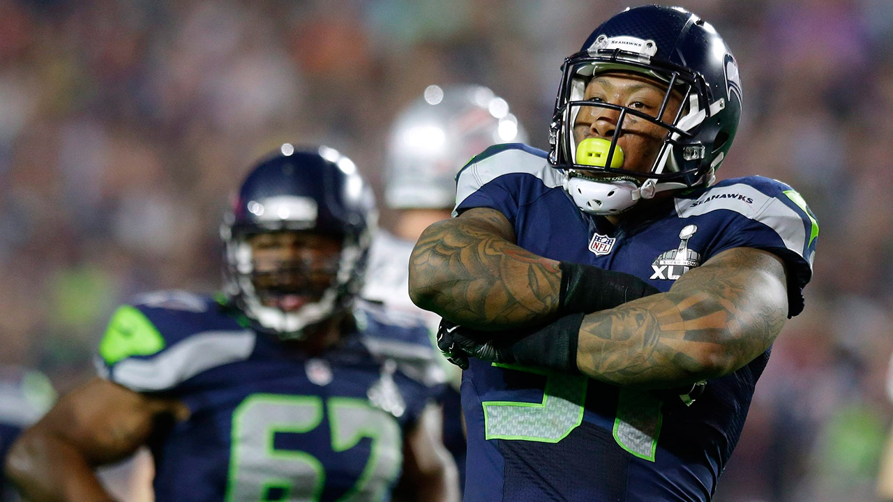 Bruce-Irvin;-Seattle-Seahawks;-Oakland-Raiders;-NFL