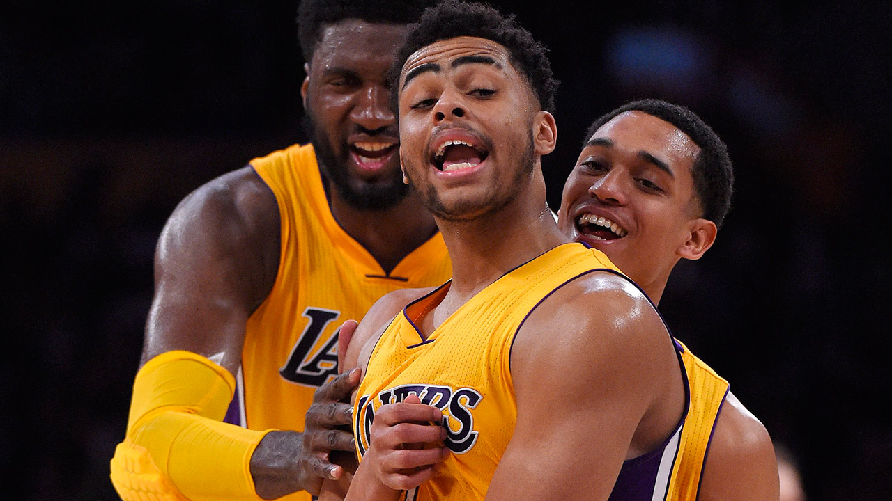 Los-Angeles-Lakers;-D'Angelo-Russell;-NBA