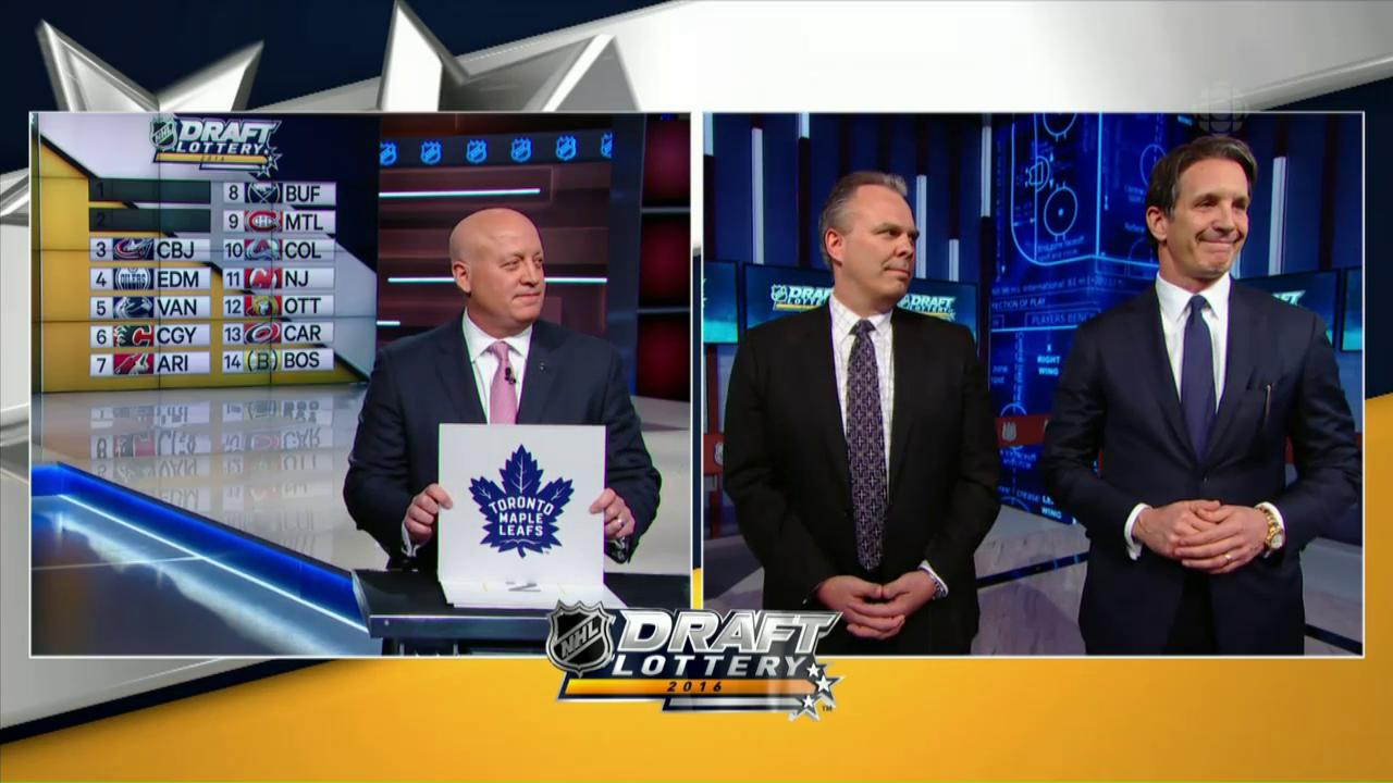 Watch Live Maple Leafs win the NHL Draft Lottery