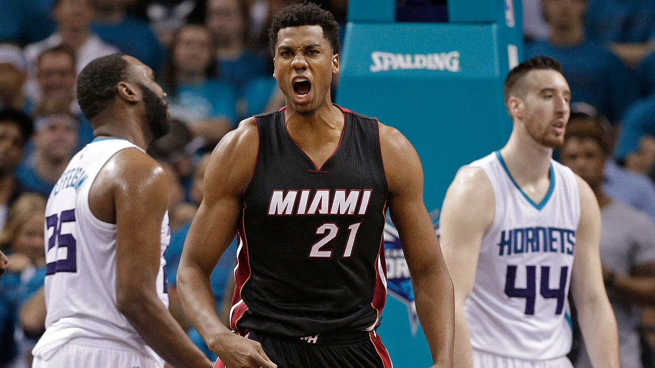 Hassan-Whiteside;-Miami-Heat;-NBA-Playoffs