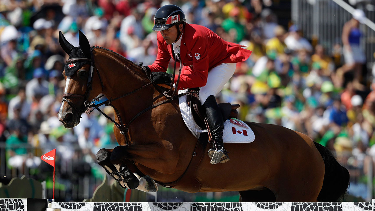 Canada's Eric Lamaze. (John Locher/AP)