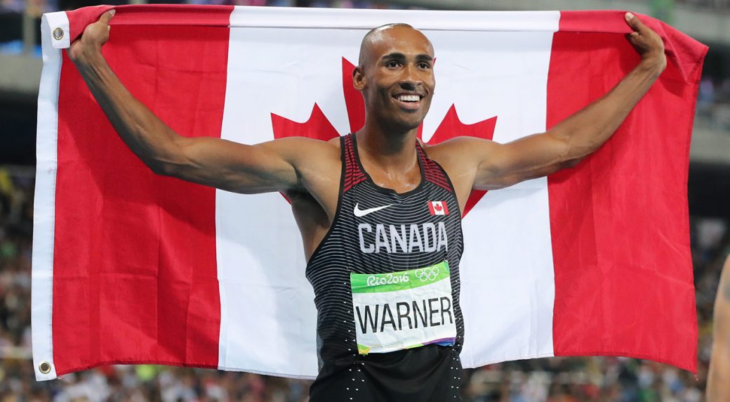 Canada's Damian Warner wins bronze in 