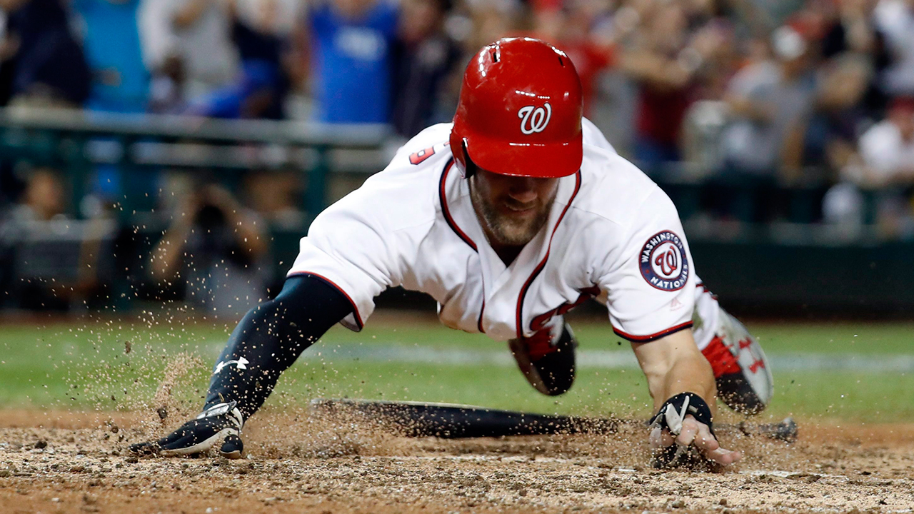 Bryce Harper Sliding