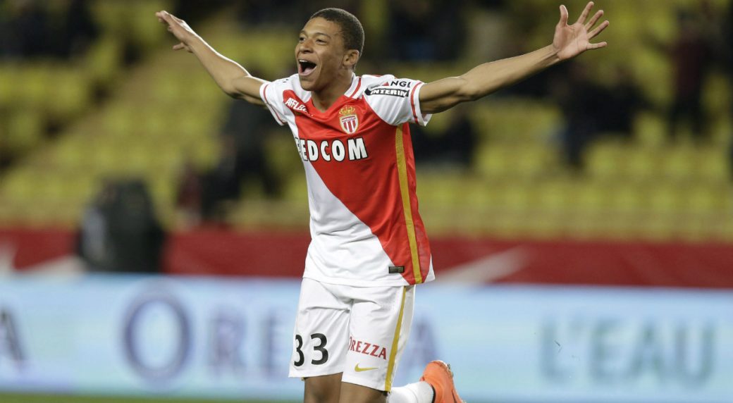 mbappe monaco jersey