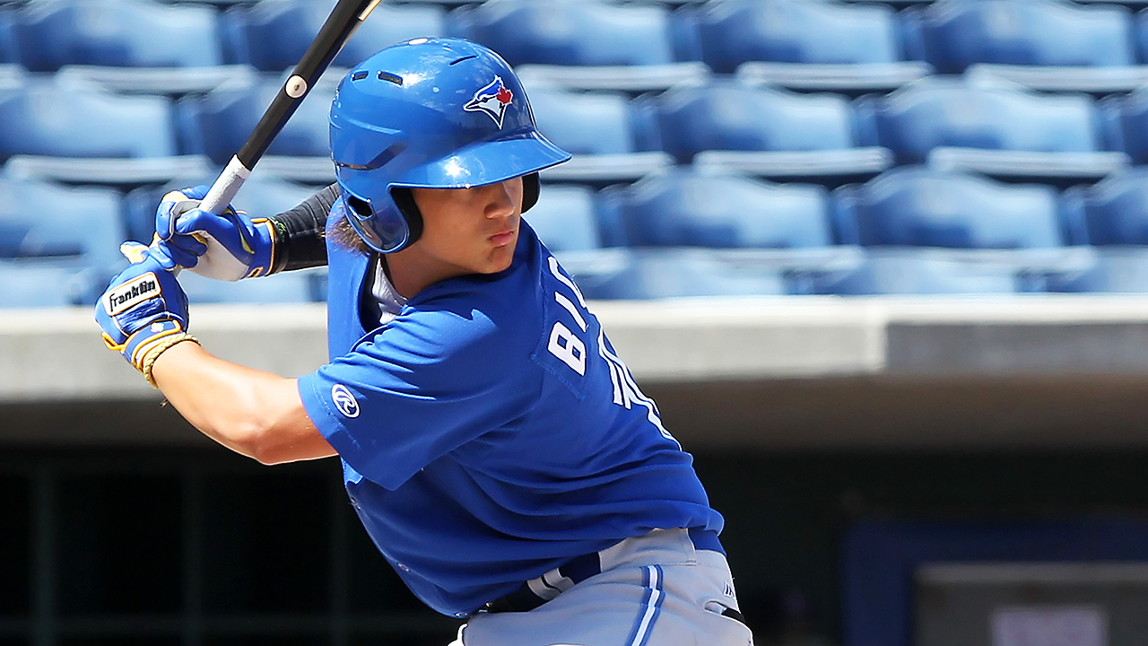 Toronto-Blue-Jays-prospect-Bo-Bichette.-(Cliff-Welch/Getty)