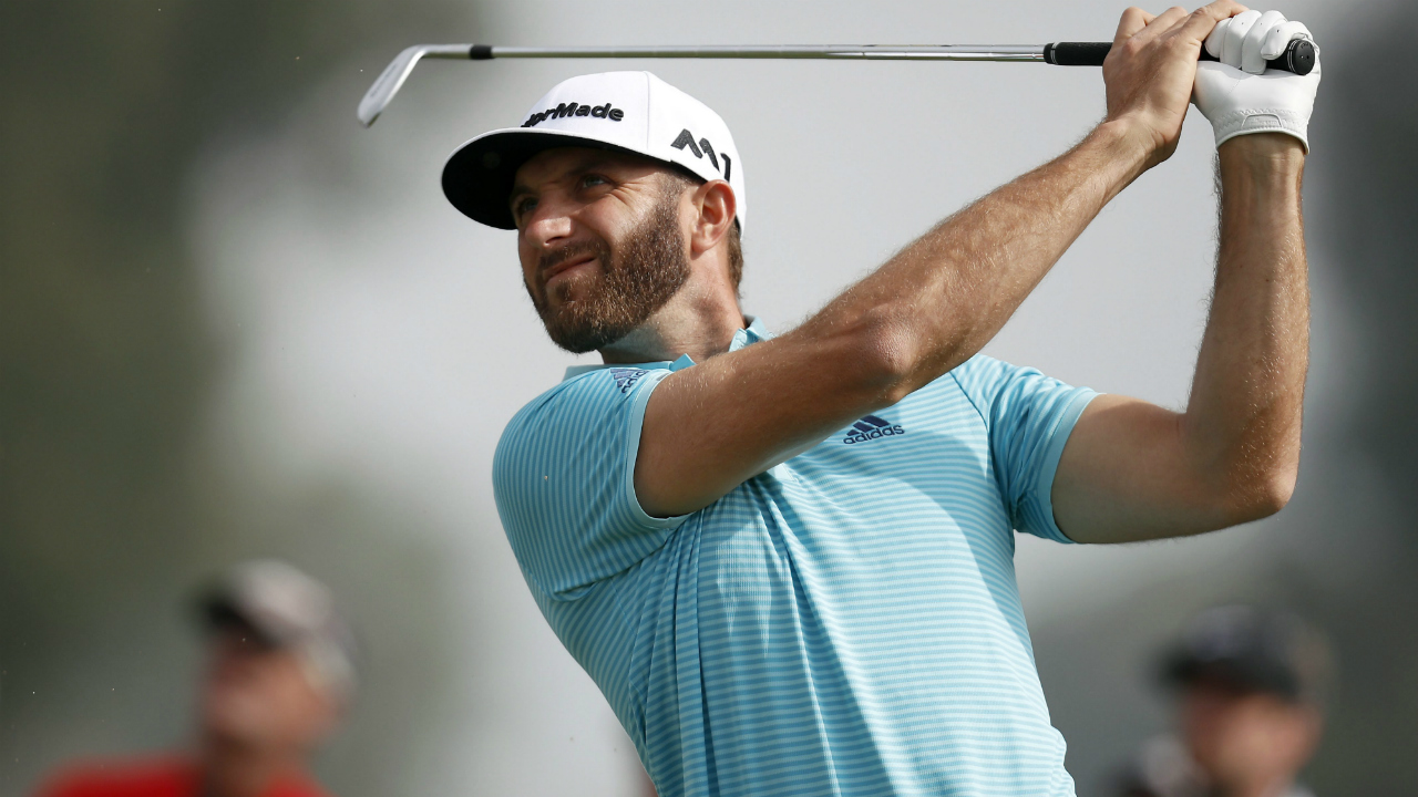 Dustin-Johnson-tees-off-on-the-16th-hole-during-the-first-round-of-the-Genesis-Open-golf-tournament-at-Riviera-Country-Club-Thursday,-Feb.-16,-2017,-in-the-Pacific-Palisades-area-of-Los-Angeles.-(Ryan-Kang/AP)