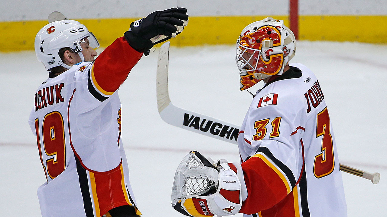 How backup goalie Chad Johnson came to lead Flames