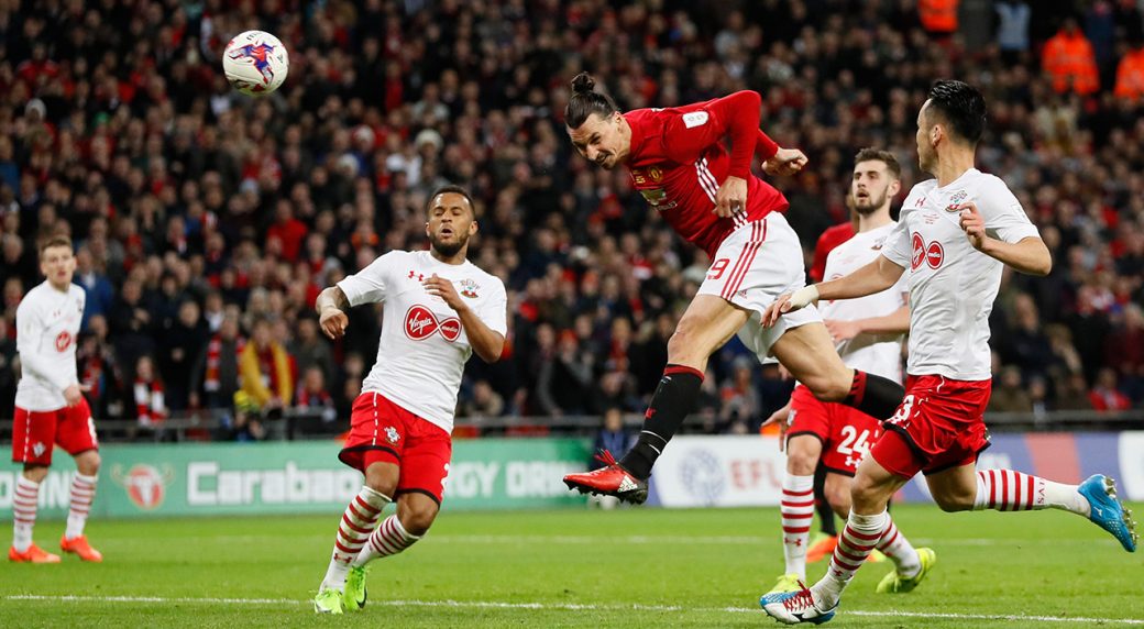 Zlatan Ibrahimovic S Brace Wins League Cup For Manchester United Sportsnet Ca