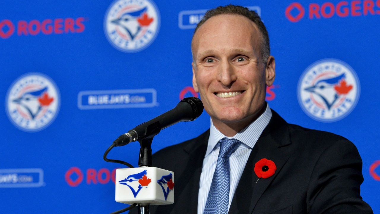 Toronto-Blue-Jays-president-and-chief-executive-officer-Mark-Shapiro-holds-a-news-conference-in-Toronto.-(Nathan-Denette/CP)